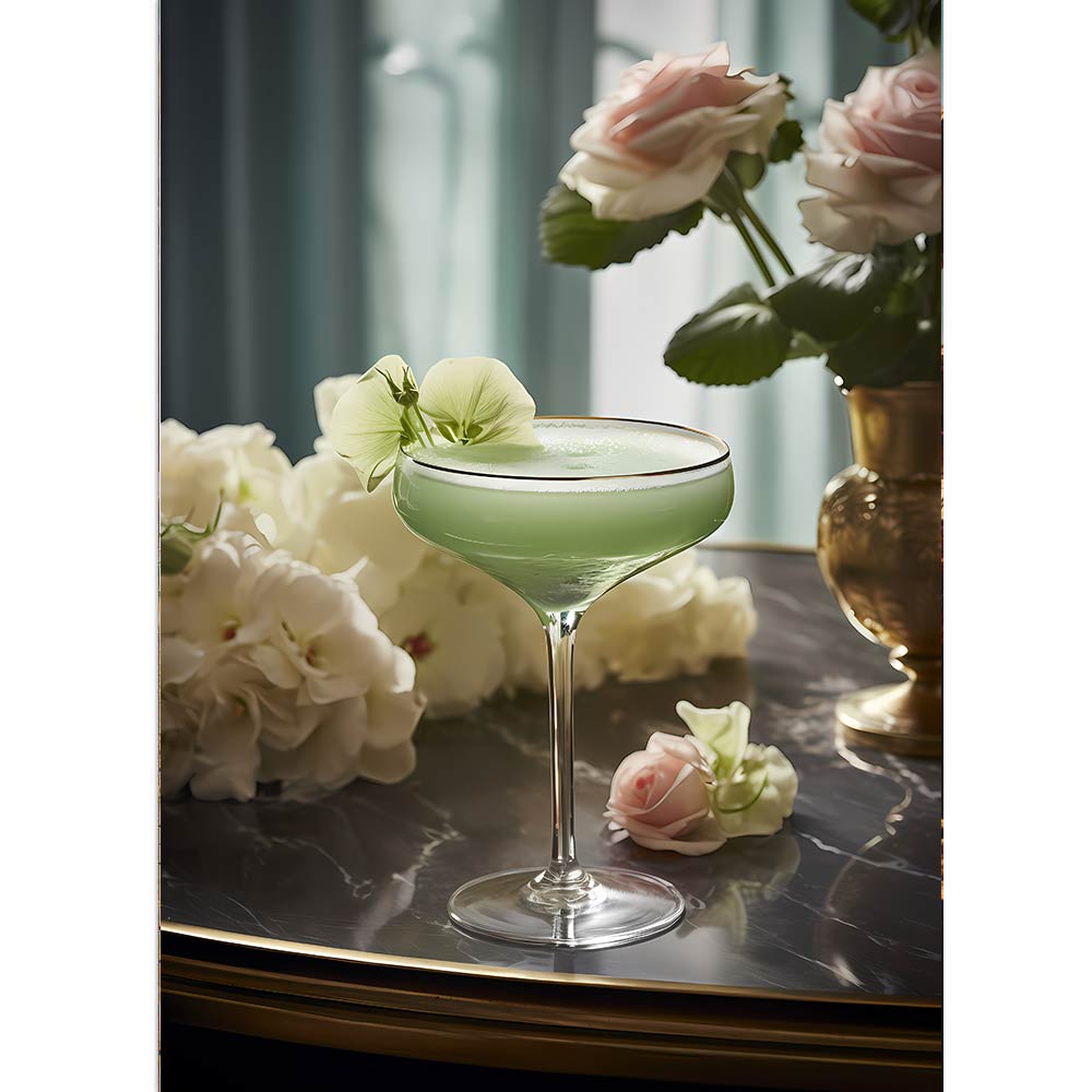 Ein grüner Cocktail