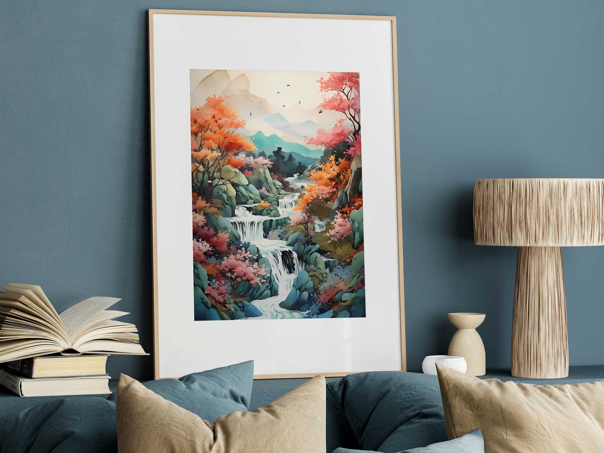 WATERFALL - Wasserfall in Japan Stil
