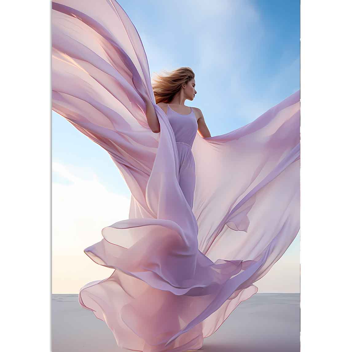 FLYING DRESS - Fliegendes Rosa Kleid