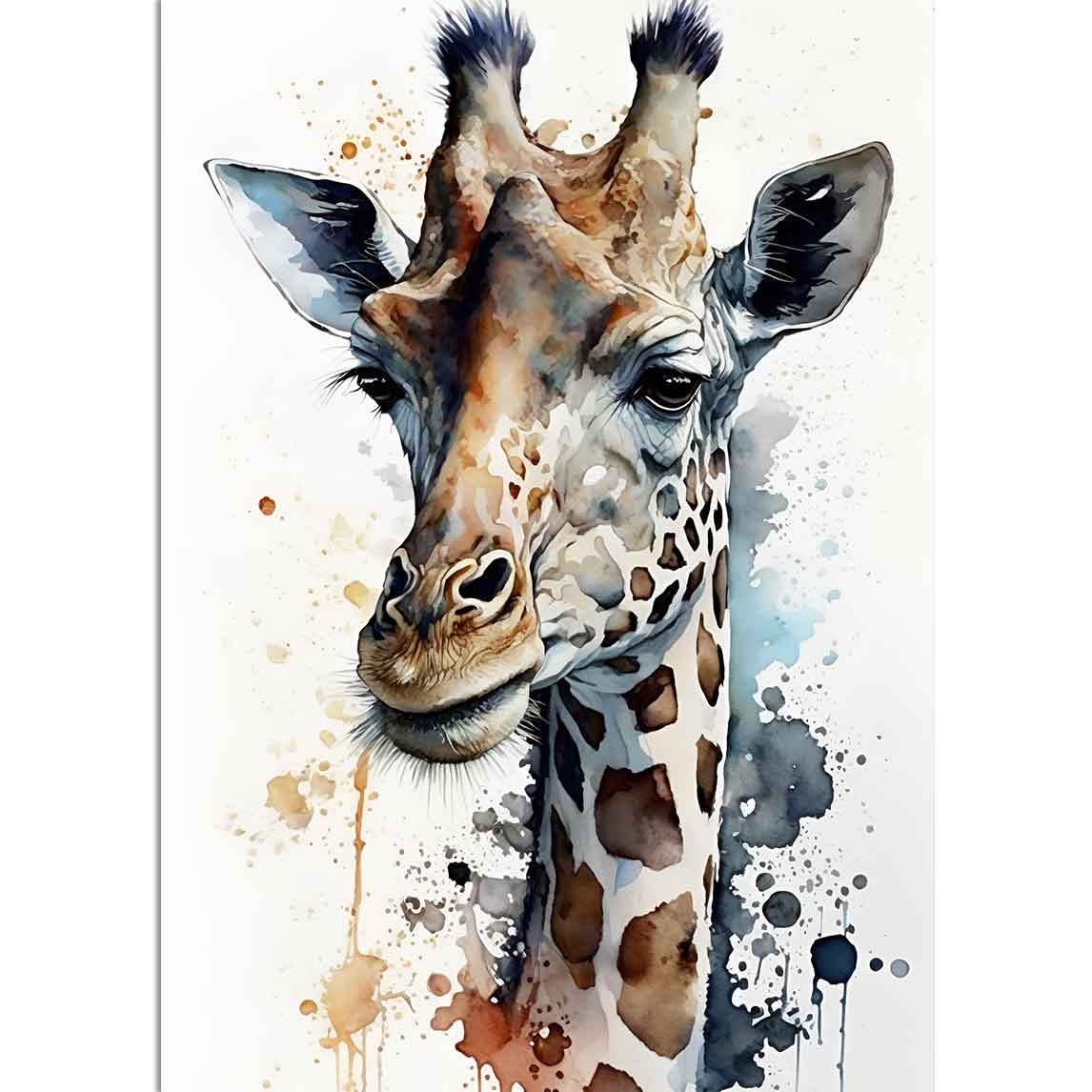 GIRAFFE - Portrait von einer Giraffe