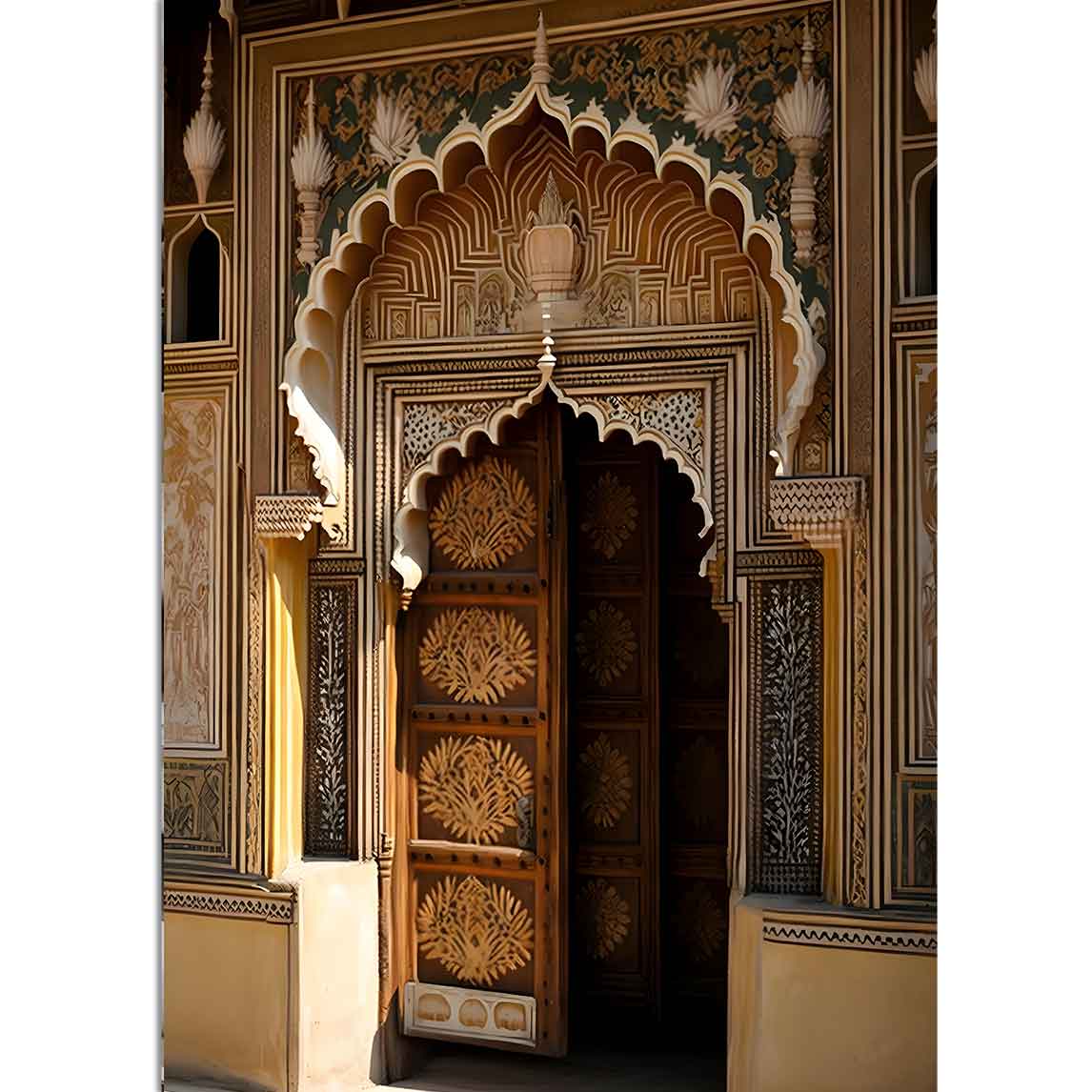 Eine Tür in Marrakesch (Morocco) still 