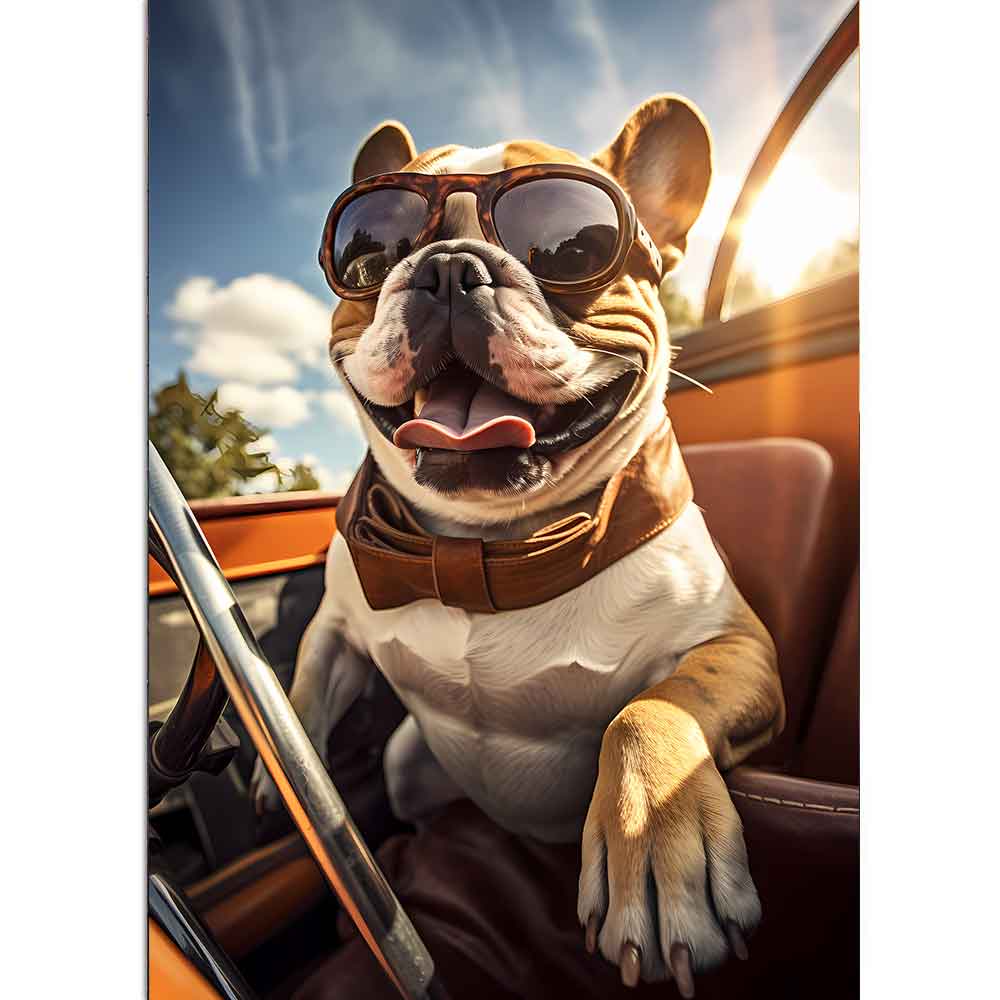 HAPPY DOG - Ein Cabrio-Ausflug mit Humor