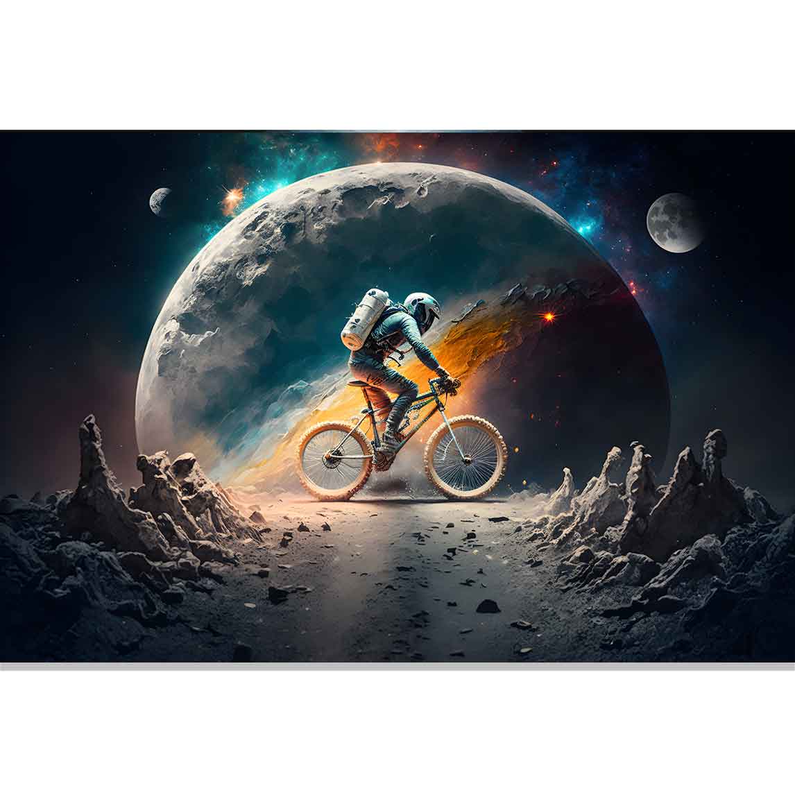 MOON DRIVER - Erster Fahrradfahrer auf dem Mond