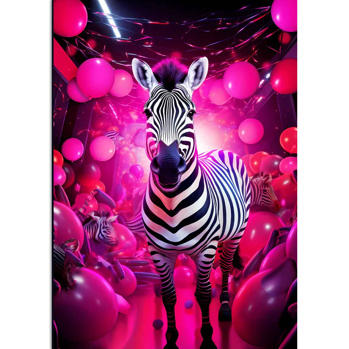 PINK ZEBRA CLUBBIN' - Zebra am feiern