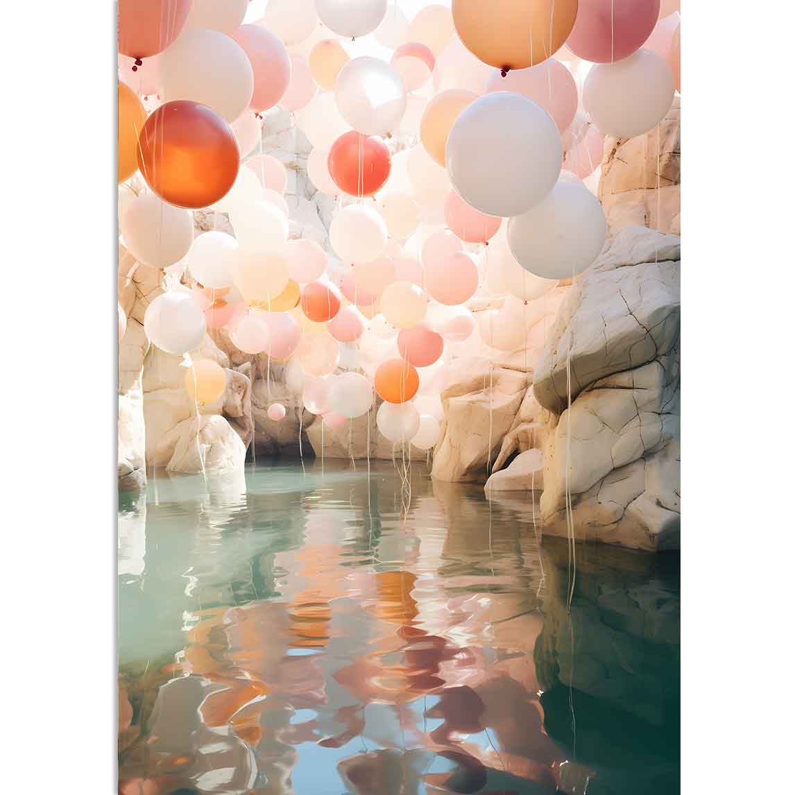 WATER BALLON - verspielte Luftballons im Wasser